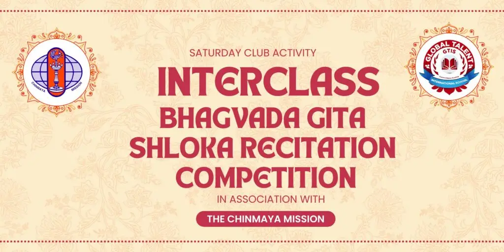 Interclass Bhagavad Gita Shloka Competition
